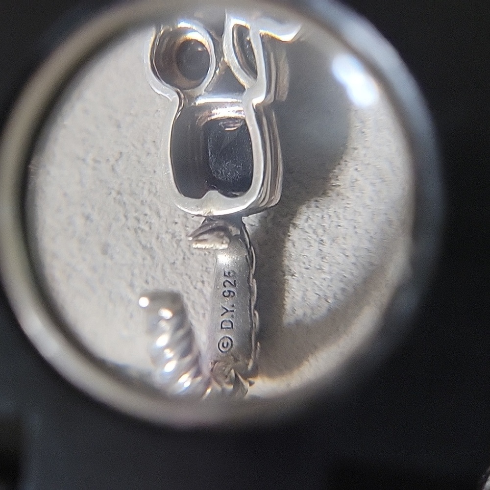 Authentic David Yurman 925  Black Onyx Cross - Picture 6 of 15